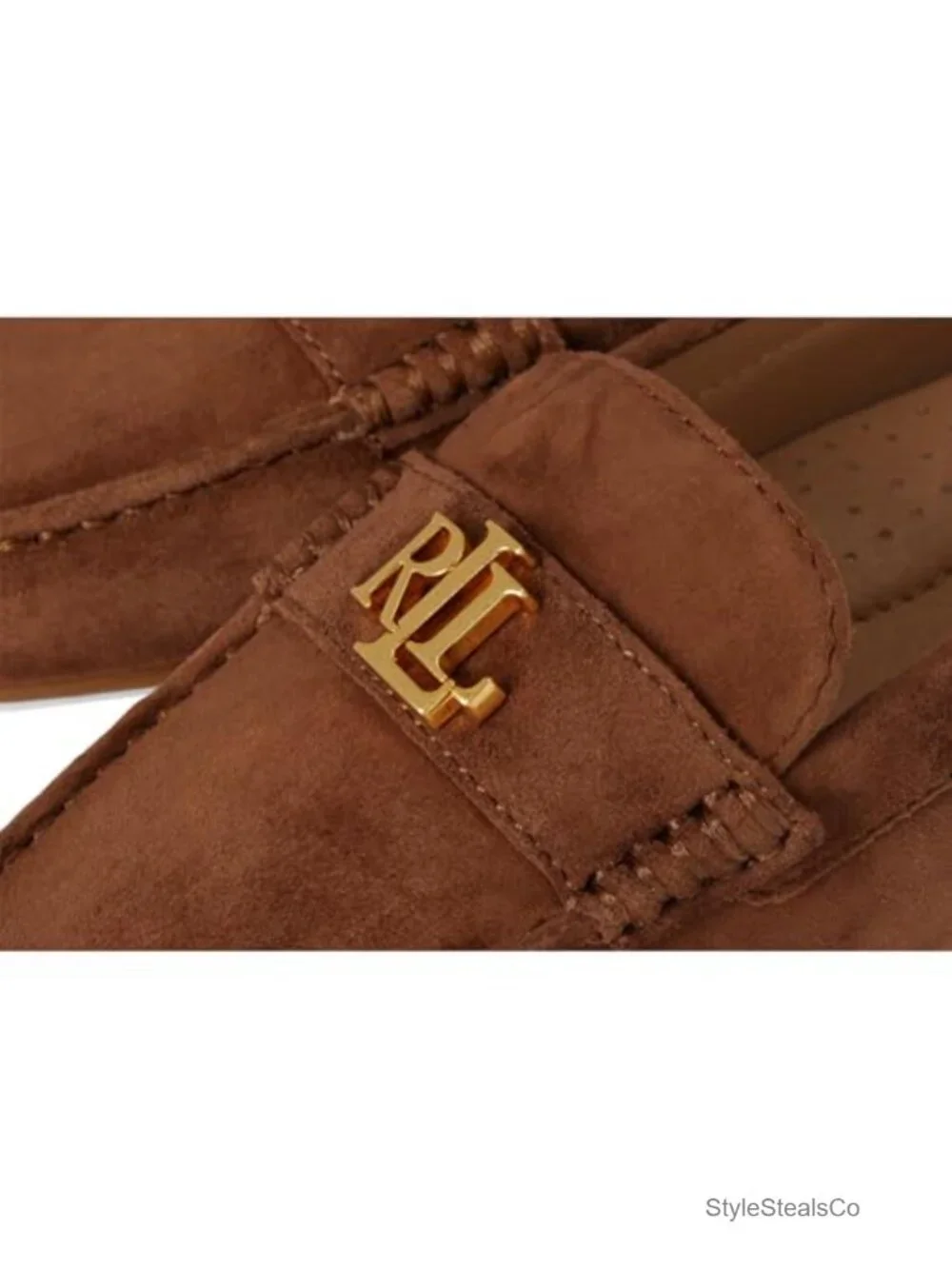 Women's Suede Loafers Leather Lining Slip On Flats